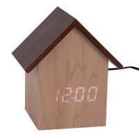 Present Time Alarm Clock House LED